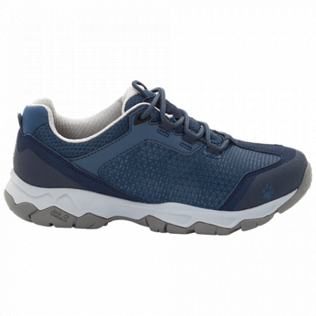 На картинке изображен Полуботинки женские Jack Wolfskin Rock Hunter Low W dark sky Полуботинки женские Jack Wolfskin Rock Hunter Low W dark sky