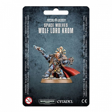Фигурка Games Workshop Warhammer: Space Wolves Wolf Lord Krom 53-18