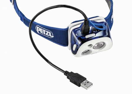 Компактный налобный фонарь Petzl Reactik E92 HMI blue