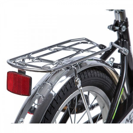 Велосипед Novatrack Urban 16" (2019) Black/Green 163URBAN.BK9