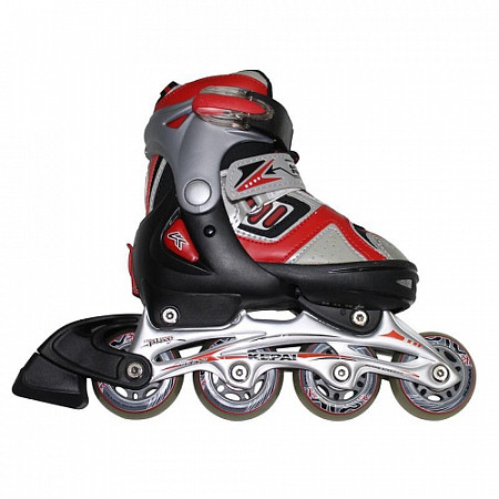 На картинке изображен Роликовые коньки Kepai SS-CHIN-STAR-6 red/white Роликовые коньки Kepai SS-CHIN-STAR-6 red/white