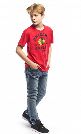 Футболка подростковая Atributika&Club NHL Chicago Blackhawks 30820 red