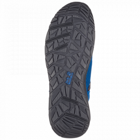 На картинке изображен Полуботинки мужские Jack Wolfskin Seven Wonders Packer Low M electric blue Полуботинки мужские Jack Wolfskin Seven Wonders Packer Low M electric blue