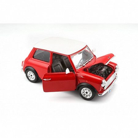 Коллекционная машина Bburago 1:24 Mini Cooper 1969 (18-22011) red