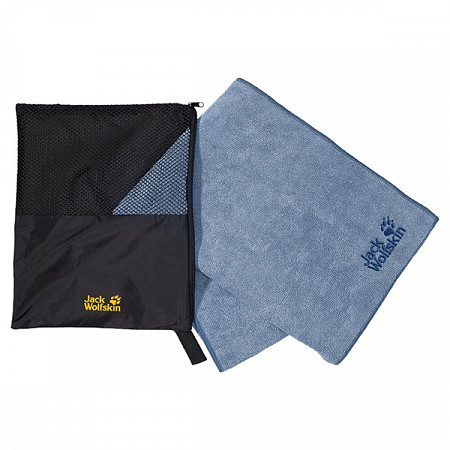 На картинке изображен Полотенце Jack Wolfskin Wolftowel Terry L 80104 Полотенце Jack Wolfskin Wolftowel Terry L 80104