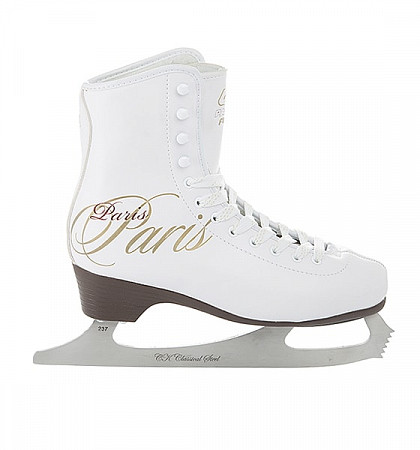 Коньки фигурные Спортивная коллекция Paris Lux Fur с подсветкой