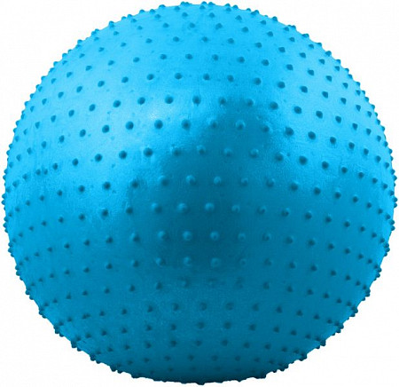 Мяч гимнастический, для фитнеса (фитбол) массажный Starfit GB-301 65 см blue, антивзрыв