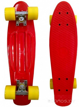 Penny board (пенни борд) EcoBalance Cruiser Board Red-Yellow