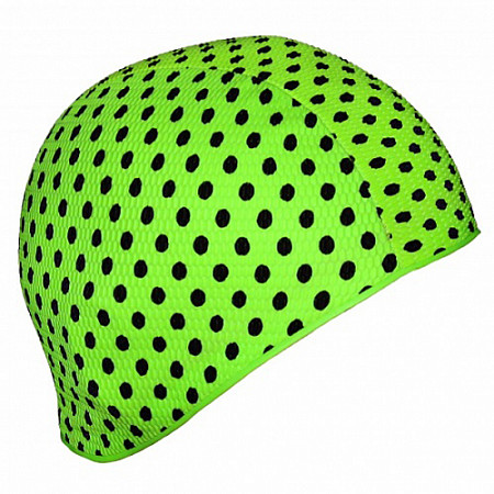 На картинке изображен Шапочка для бассейна (плавания) женская Mad Wave Print Bubble green Шапочка для бассейна (плавания) женская Mad Wave Print Bubble green