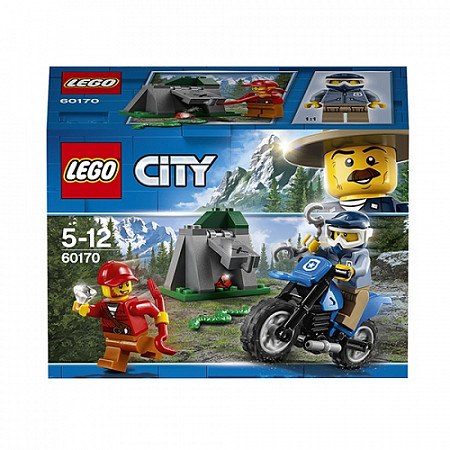 На картинке изображен Конструктор LEGO City Погоня на внедорожниках 60170 Конструктор LEGO City Погоня на внедорожниках 60170