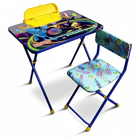 Комплект детской мебели Galaxy Роботы blue