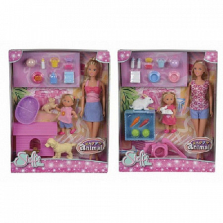 Кукла Simba Штеффи + Эви с домашними животными (105732156) 1 шт. (в ассортименте)