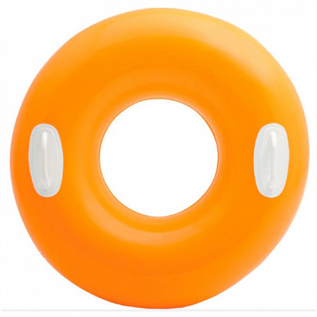 Надувной круг Intex Hi-Gloss Tubes 59258NP orange