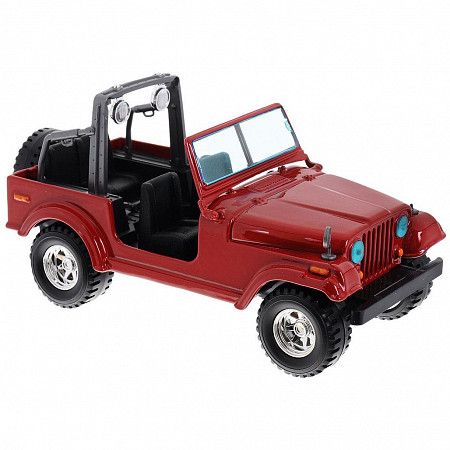 Машинка Bburago 1:24 Jeep Wrangler (18-22033) red