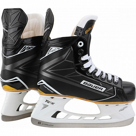 На картинке изображен Коньки хоккейные Bauer Supreme S160 SR Коньки хоккейные Bauer Supreme S160 SR