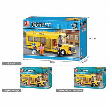 Конструктор Sluban Средний школьный автобус M38-B0507
