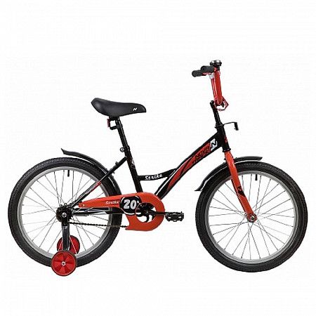 Велосипед Novatrack Strike 20” black/red