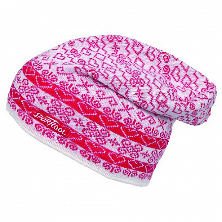 Шапка женская SportCool 281/3 White/Red