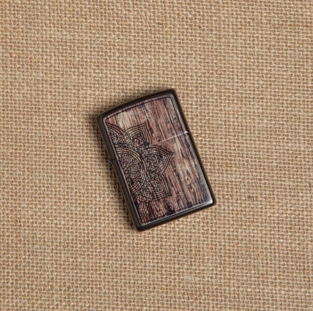 Зажигалка Zippo Wood Mandala Design 49184