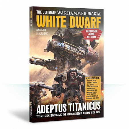 Журнал Games Workshop Warhammer White Dwarf August 2018 ENG