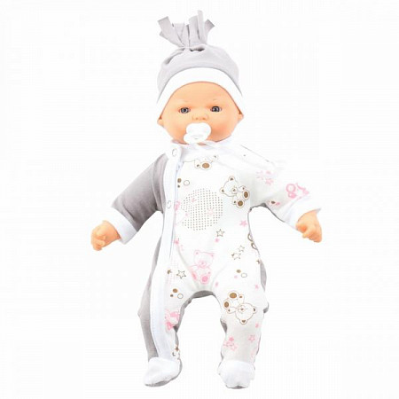 На картинке изображен Пупс мягконабивной Полесье Милый 28см 73075 Пупс мягконабивной Полесье Милый 28см 73075