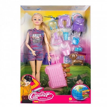 Игровой набор Qunxing Toys "Кукла  с питомцем и аксессуарами" в ассортименте KQ152