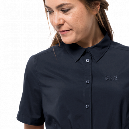 Рубашка женская Jack Wolfskin Sonora Shirt W midnight blue