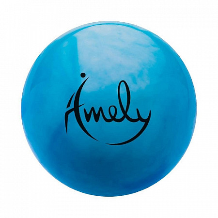 Мяч для художественной Amely AGB-301 19 см blue/white