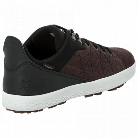 Полуботинки мужские Jack Wolfskin Auckland Texapore Low M walnut / black