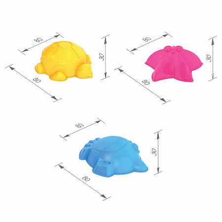 Набор Нордпласт для песка № 11 95 Р35402-1