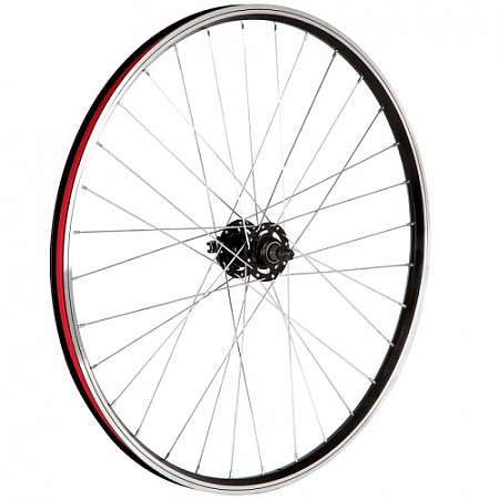 Колесо переднее 26" двустенний обод под v-brake 32 спицы, Х98424