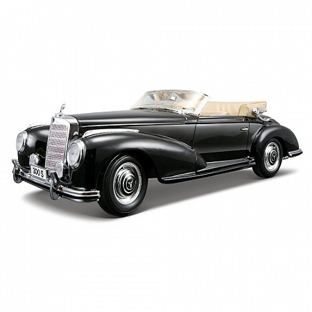 Масштабная модель автомобиля Maisto 1:18 Мерседес Бенц 300 (1955) (31806) black