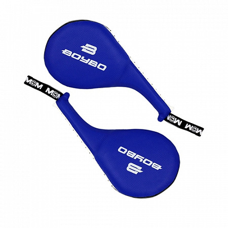 Ракетка для тхэквондо BoyBo двойная blue