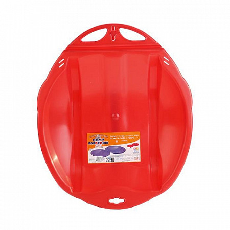 Санки-ледянки Цикл Веселый паровозик 8037-00 red