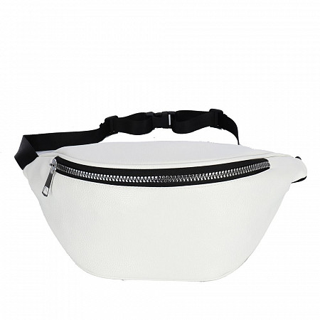 На картинке изображен Поясная сумка женская Ors Oro OMS-0153 white Поясная сумка женская Ors Oro OMS-0153 white