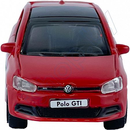 Машинка Bburago 1:43 Volkswagen Polo GTI Mark 5 (18-30000/18-30233) red