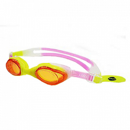 Очки для плавания Fora G304 yellow/pink