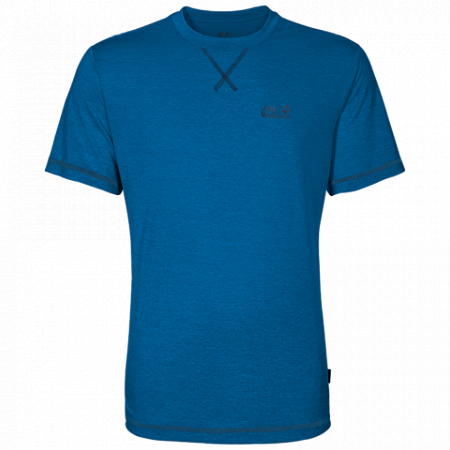Футболка мужская Jack Wolfskin Crosstrail T Men electric blue