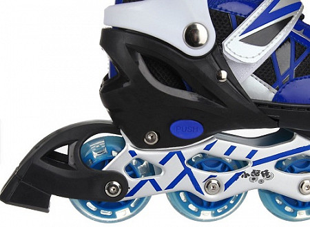 Коньки раздвижные Bradex blue/black