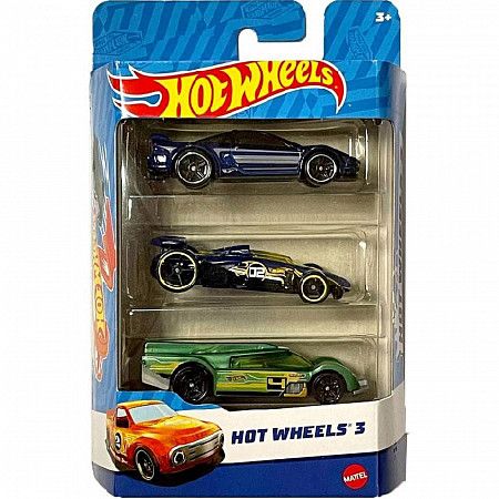 Набор машинок Hot Wheels 3 шт. (K5904 №76)