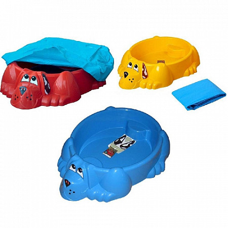 Песочница Собачка с чехлом 431