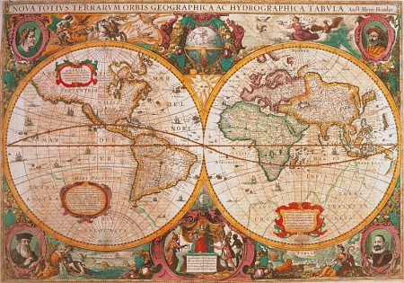 Мозаика Clementoni Древняя карта 1000 эл 31229