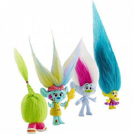 Игровой набор Trolls 4 героя в наборе (B6557)
