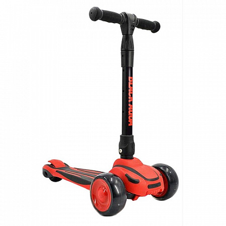 На картинке изображен Самокат Black Aqua S00461 светящиеся колеса red Самокат Black Aqua S00461 светящиеся колеса red