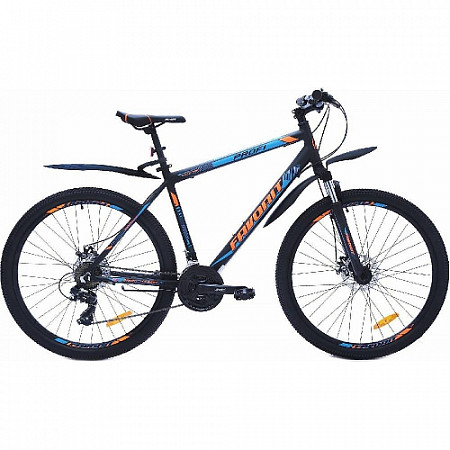 Велосипед Favorit Profi 27,5" (2019) Black/Orange/Blue