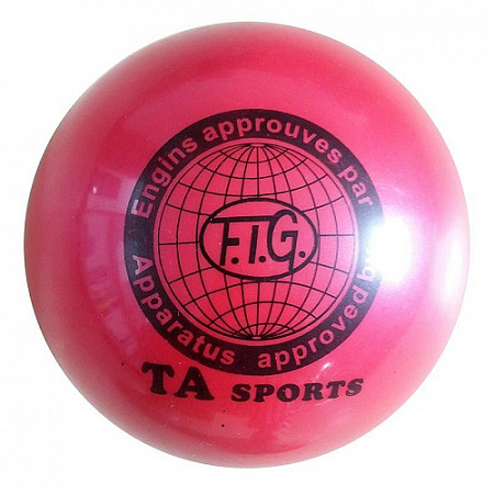 Мяч для художественной гимнастики Indigo d15 300 гр red