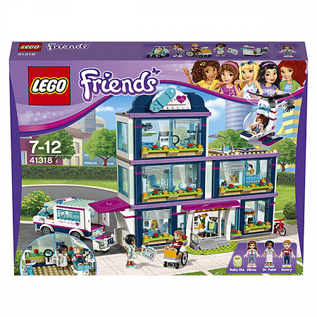 Конструктор Lego Friends Клиника Хартлейк-Сити 41318