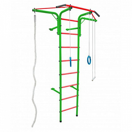 Шведская стенка (детский спортивный комплекс) Absolute Champion Самолет green/red