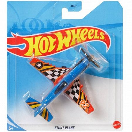 Самолет Hot Wheels Stunt Plane (BBL47 GBF07) blue