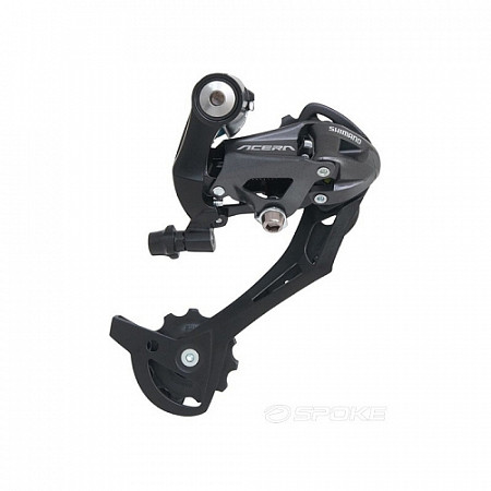 Переключатель задний Shimano RD-M390-L SGS ACERA 9 скоростей, 28-34 зуба ARDM390SGSL black ZSM77127